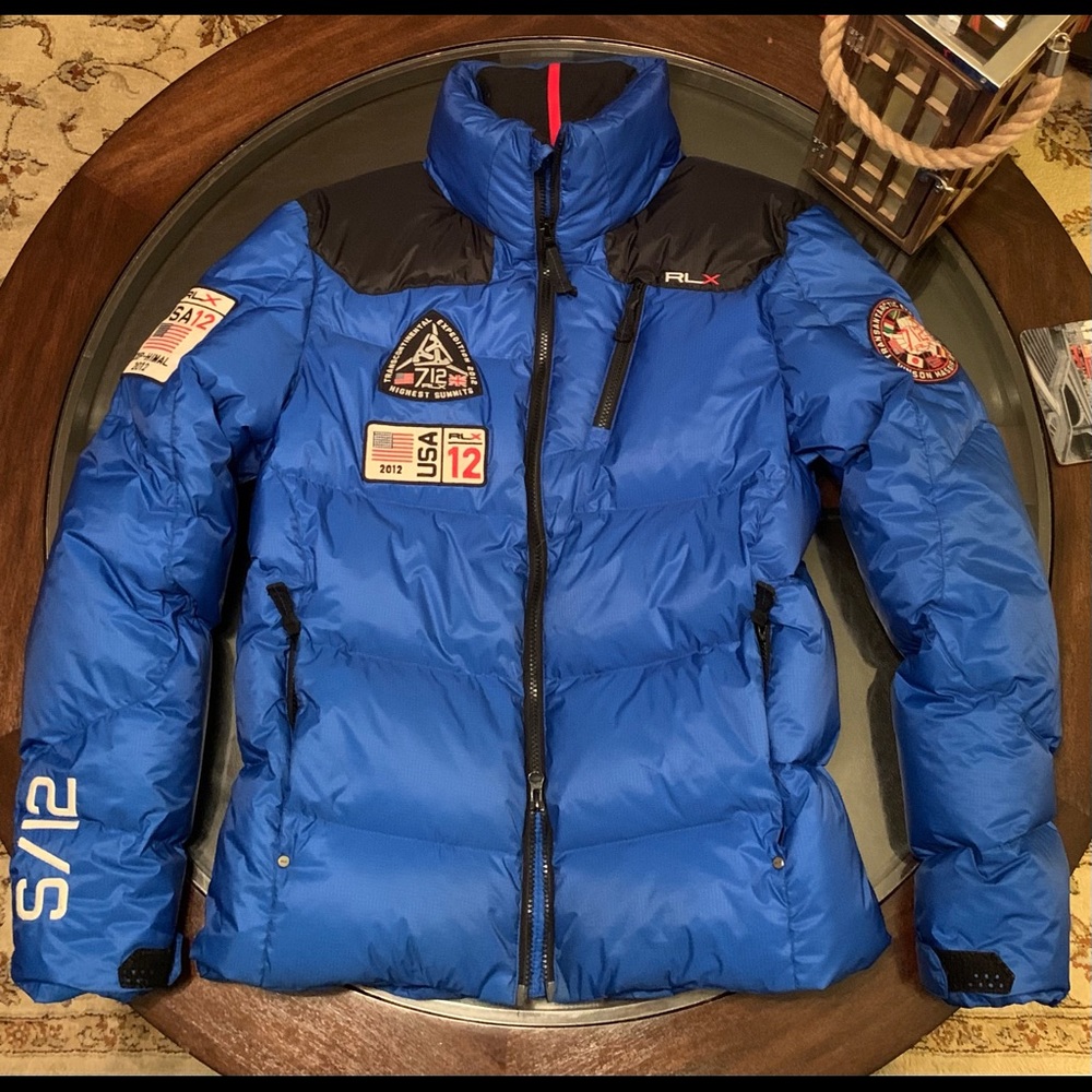 Ralph Lauren RLX Size Medium Down Feathers Jacket